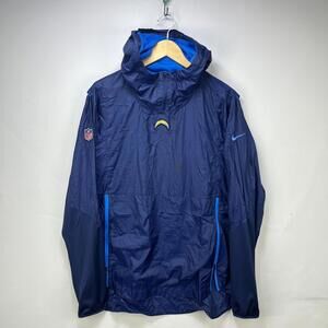 San Diego Chargers Nike NFL Windbreaker Jacket Large Swoosh
